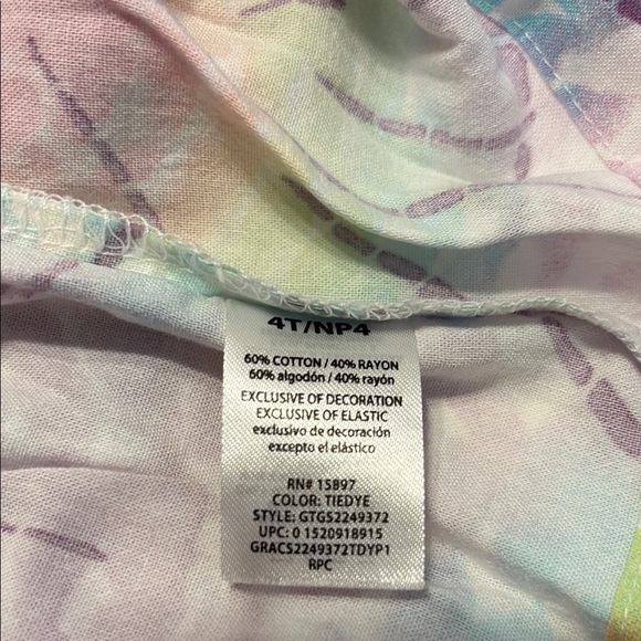 Vibrant Tie-Dye flutter tank - Picture 4 of 4